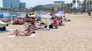 Barcelona beach walk ????????beach Sant Sebastia