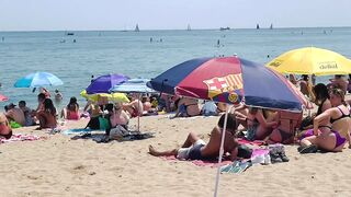 Barcelona beach walk ????????beach Sant Sebastia