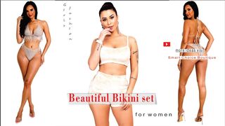 Soft and comfortable bikini set with panties for women