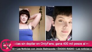 Mujer muestra axilas sin depilar en OnlyFans; gana 400 mil pesos al mes