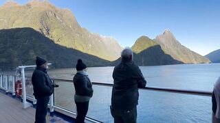 CELEBRITY ECLIPSE: Beautiful views of Milford Sound, New Zealand