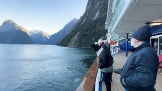 CELEBRITY ECLIPSE: Beautiful views of Milford Sound, New Zealand