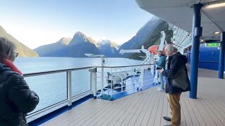 CELEBRITY ECLIPSE: Beautiful views of Milford Sound, New Zealand