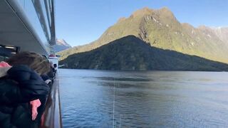 CELEBRITY ECLIPSE: Beautiful views of Milford Sound, New Zealand