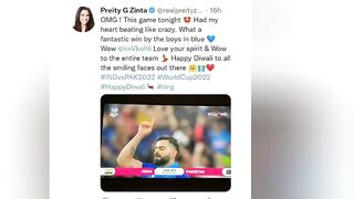 Celebrities Shocking Reaction's on India Winning???? T20 world cup india vs pakistan 2022????Virat Batting