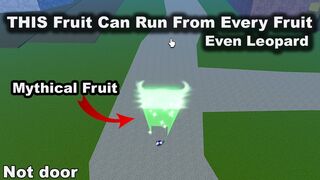 THIS Fruit Can Run From Every Fruit Even LEOPARD Fruit In Roblox Blox Fruits