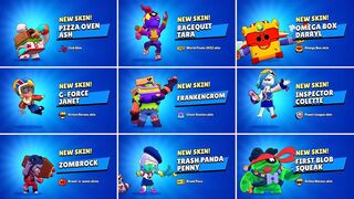 All Ghost Station Skins Unlock Animations | Brawl Stars