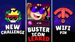 ????Buster Real Icon, Wifi Pin, New Challenges, and MORE? Brawl Stars Sneak Peek????