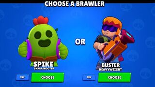 GET YOUR GIFT SPIKE OR BUSTER?- Brawl stars