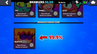 Unlocking BUSTER ???? ✓ Brawl Stars