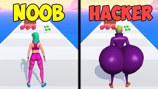 Noob vs Hacker in Twerk