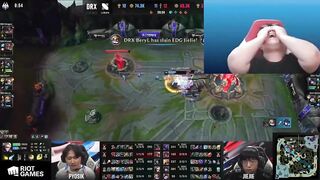 [Compilation] Casters & Streamers' reactions to Deft's 1HP backdoor | DRX vs EDG | Worlds 2022