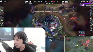 [Compilation] Casters & Streamers' reactions to Deft's 1HP backdoor | DRX vs EDG | Worlds 2022