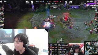 [Compilation] Casters & Streamers' reactions to Deft's 1HP backdoor | DRX vs EDG | Worlds 2022