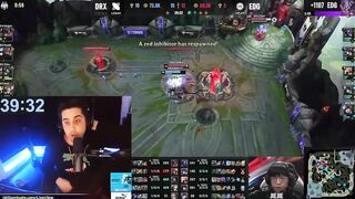 [Compilation] Casters & Streamers' reactions to Deft's 1HP backdoor | DRX vs EDG | Worlds 2022