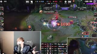 [Compilation] Casters & Streamers' reactions to Deft's 1HP backdoor | DRX vs EDG | Worlds 2022