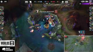 [Compilation] Casters & Streamers' reactions to Deft's 1HP backdoor | DRX vs EDG | Worlds 2022