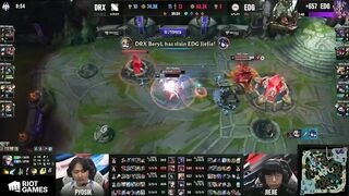 [Compilation] Casters & Streamers' reactions to Deft's 1HP backdoor | DRX vs EDG | Worlds 2022