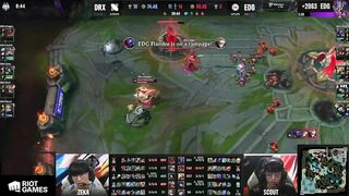 [Compilation] Casters & Streamers' reactions to Deft's 1HP backdoor | DRX vs EDG | Worlds 2022