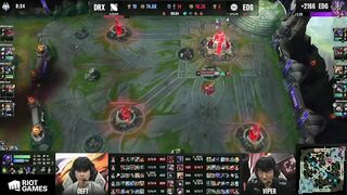 [Compilation] Casters & Streamers' reactions to Deft's 1HP backdoor | DRX vs EDG | Worlds 2022