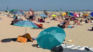 Barcelona beach walk ????????beach Bogatell