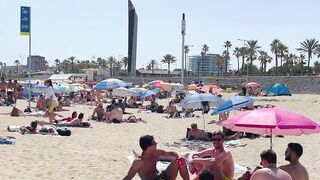 Barcelona beach walk ????????beach Bogatell