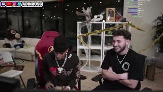 NLE Choppa PRESSES Adin Ross on Stream