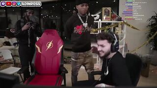 NLE Choppa PRESSES Adin Ross on Stream