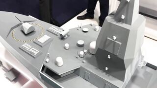 Adaptable Strike Frigate and Type 26 Frigate models on show at Euronaval expo