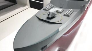 Adaptable Strike Frigate and Type 26 Frigate models on show at Euronaval expo