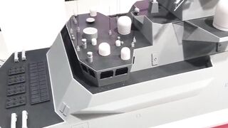 Adaptable Strike Frigate and Type 26 Frigate models on show at Euronaval expo