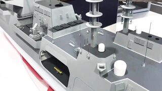 Adaptable Strike Frigate and Type 26 Frigate models on show at Euronaval expo