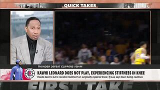 Kawhi Leonard is a PRO AT MISSING GAMES ???? - Stephen A. | First Take