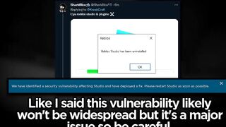 ROBLOX STUDIO PLUGINS WERE HACKED