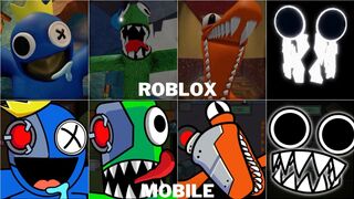 ROBLOX vs Mobile Game Rainbow Friends Jumpscares