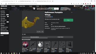 ????Atualizou Corra???? Como Ganhar a Asa De Abóbora [Halloween Pumpkin Wings] Roblox Evento iHeartLand