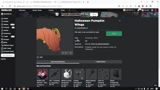 ????Atualizou Corra???? Como Ganhar a Asa De Abóbora [Halloween Pumpkin Wings] Roblox Evento iHeartLand