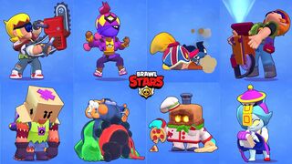 Brawl Stars Buster + NEW SKINS Animation