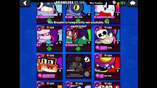 Bonnie unavailable in Brawl Stars