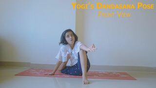 How to do Yogi's Dandasana Advanced Yoga Pose ????????????