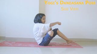 How to do Yogi's Dandasana Advanced Yoga Pose ????????????