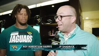 Roy Robertson-Harris on hungry defense & the challenge in week 8 | Crown Royal Water Break