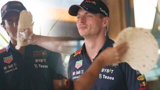 Verstappen & Perez Tortilla Slap Challenge ahead of the F1 Mexico GP 2022