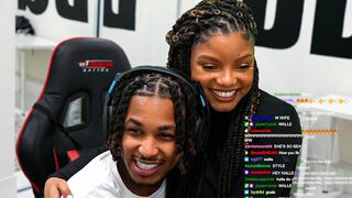 Halle Bailey Sneaks On DDG Stream For The First Time ????????