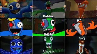 ROBLOX vs Mobile Game vs Magnetic Rainbow Friends Jumpscares