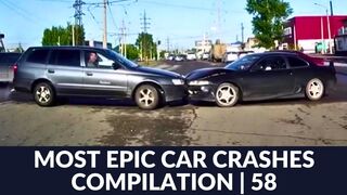 MOST EPIC CAR CRASHES COMPILATION! | 58 (USA, EU, ASIA, RUSSIA)