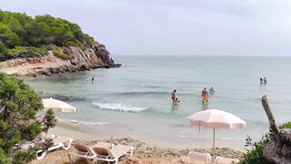 [4k] CALA NOVA BEACH - OCTOBER FOOTAGE | WALK TOUR