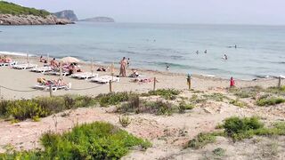 [4k] CALA NOVA BEACH - OCTOBER FOOTAGE | WALK TOUR