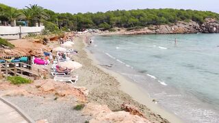 [4k] CALA NOVA BEACH - OCTOBER FOOTAGE | WALK TOUR