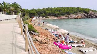 [4k] CALA NOVA BEACH - OCTOBER FOOTAGE | WALK TOUR